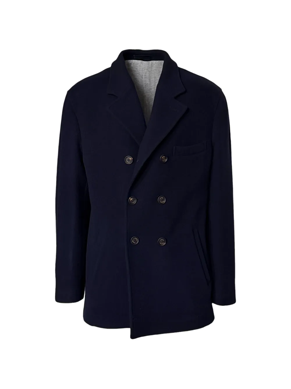 

Двубортное пальто Eleventy, синий