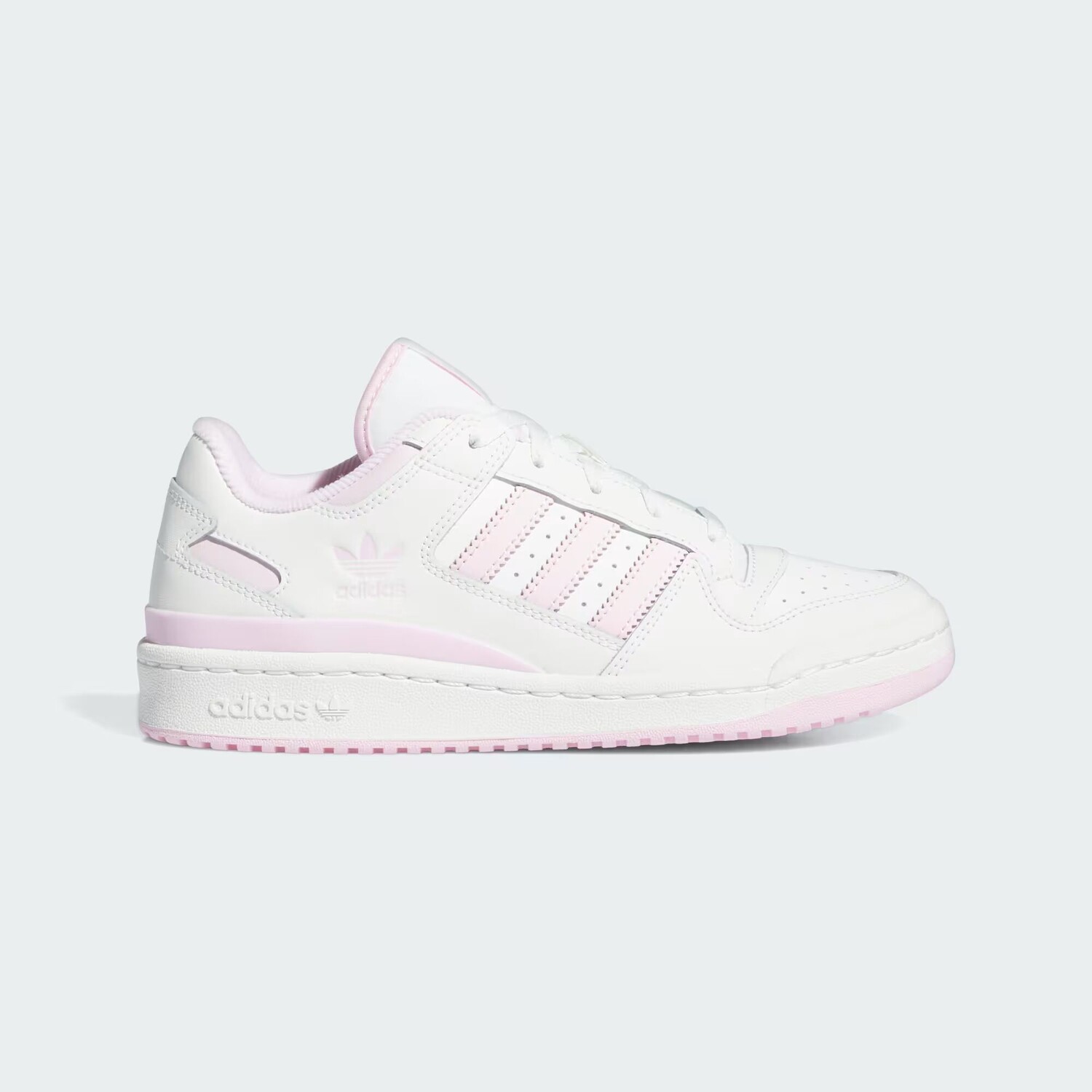 Кроссовки Forum Low CL Adidas, цвет Cloud White/Clear Pink/Cloud White