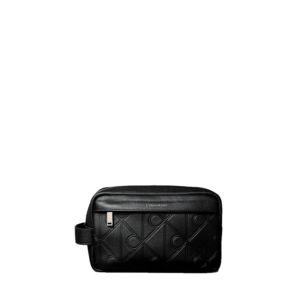 

Косметичка Calvin Klein XL Emblem Aop Emboss, черный