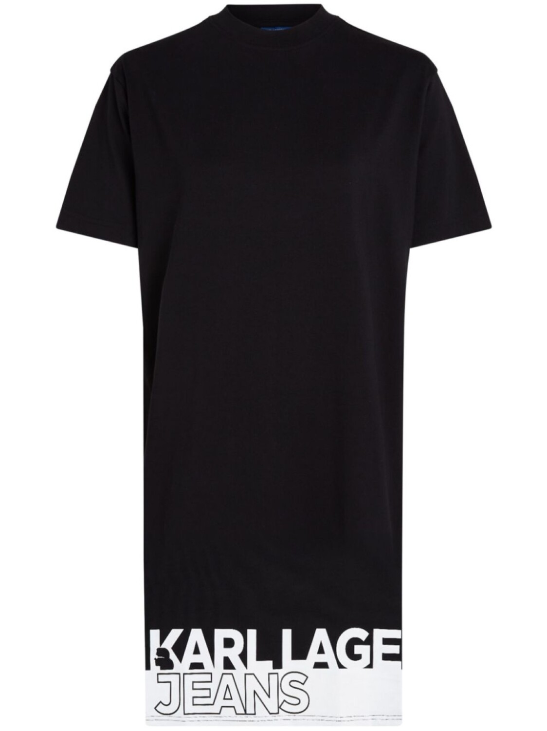 

Платье-футболка с логотипом Karl Lagerfeld Jeans, черный
