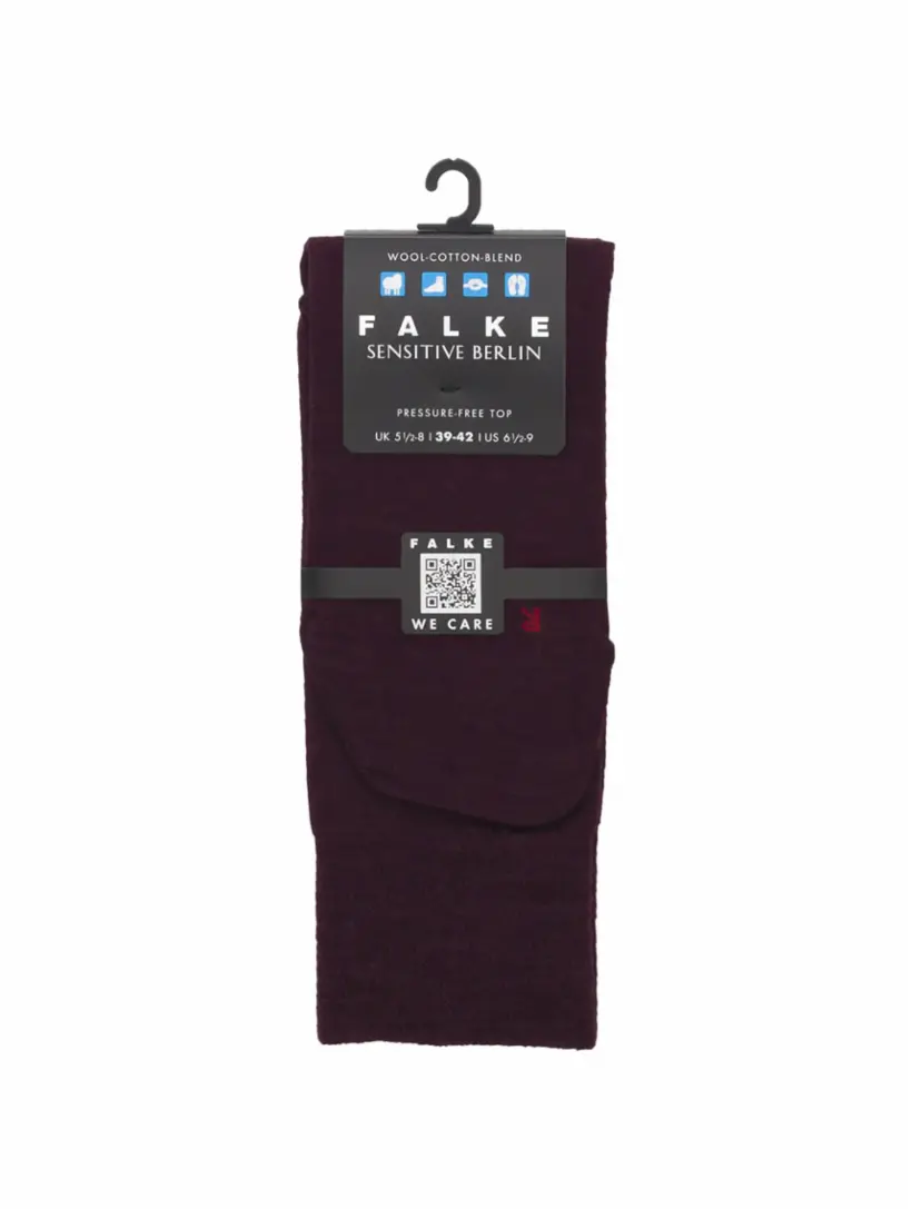 

Шерстяные длинные носки Falke, бордовый