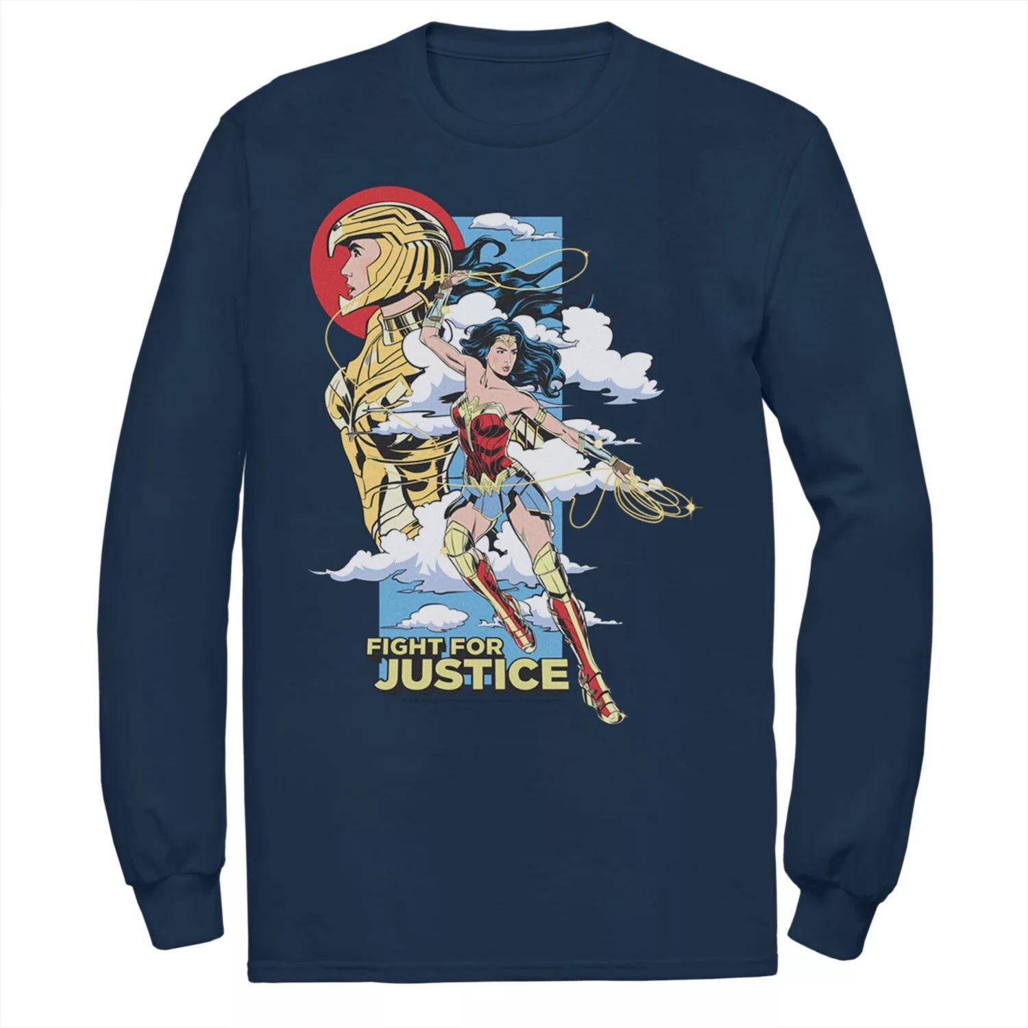 

Мужская футболка с плакатом DC Comics Wonder Woman Fight For Justice