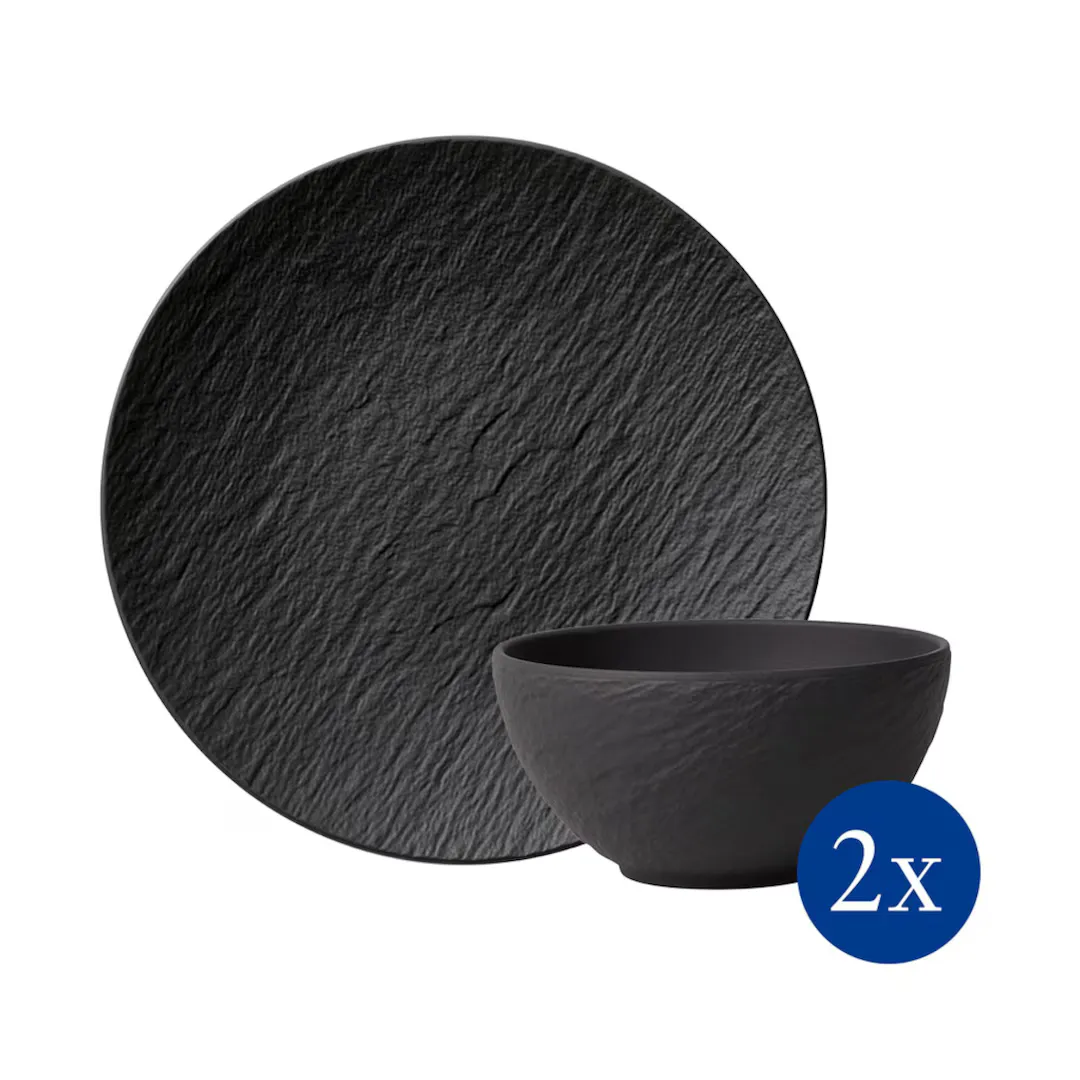 

Набор из 4 предметов Manufacture Rock Villeroy & Boch, черный