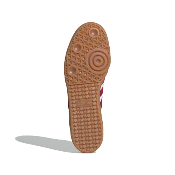 Кроссовки adidas originals x SPORTY & RICH Samba OG 'White Collegiate Burgundy', белый — фото 4