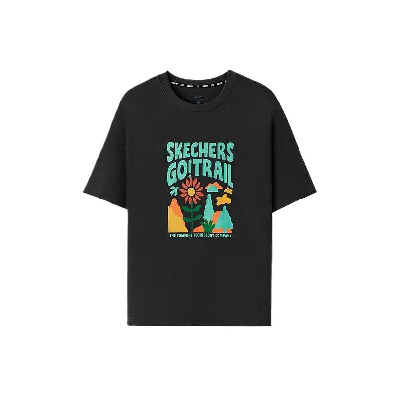 

Skechers Футболка унисекс черная