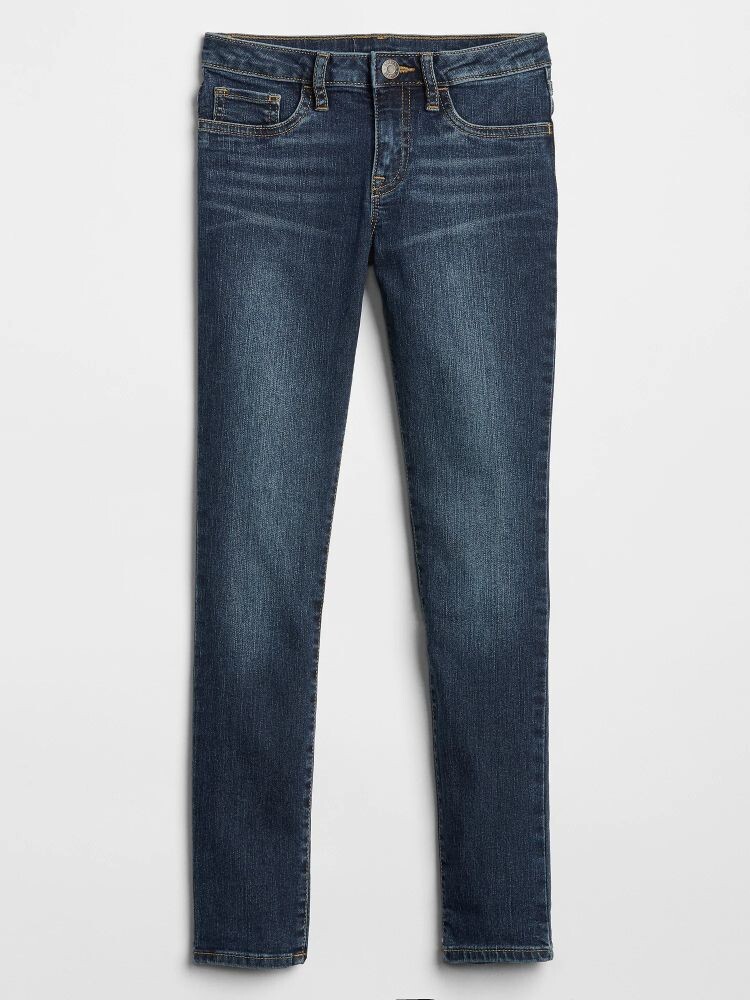 

Супероблегающие детские джинсы Gap, синий