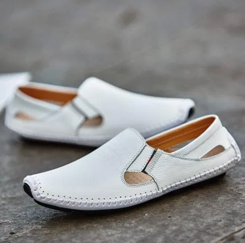 Лоферы мужские кожаные, Moccasin Boat Shoes, 08 — фото 2
