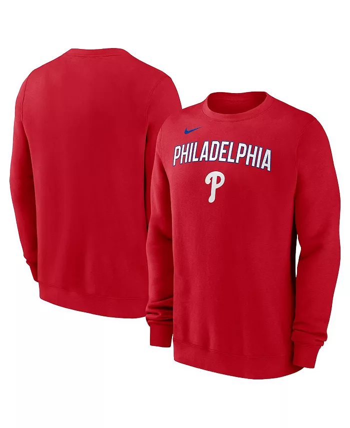 

Мужская красная толстовка Philadelphia Phillies Nike