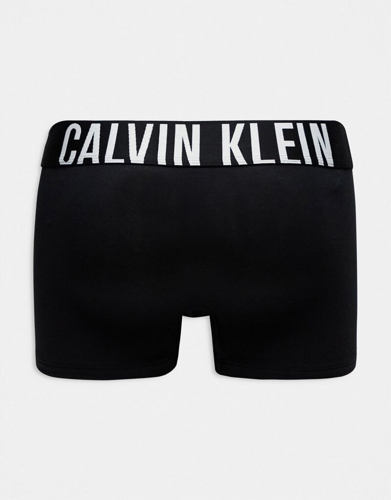 Набор из 3 черных хлопковых эластичных плавок Calvin Klein Intens Power Power — фото 3