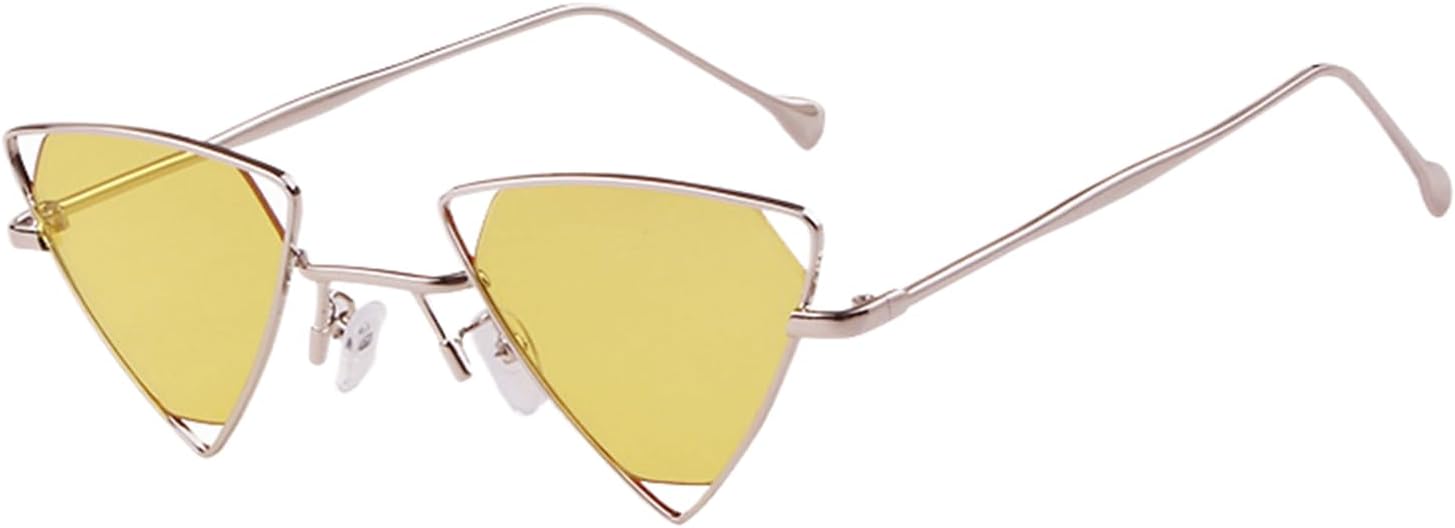 

Солнцезащитные очки с защитой UV400 | Панк-стиль "кошачий глаз" в маленькой оправе | для женщин и мужчин, для занятий спортом на открытом воздухе и вождения DSVIGF, C5