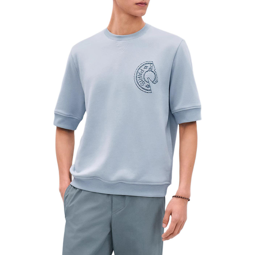 

HERMES Футболка мужская синяя