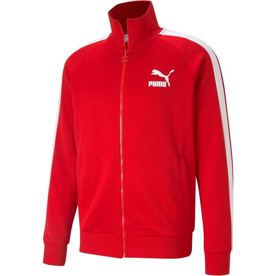 

Худи на молнии Puma ICONIC T7, цвет Carmine Red