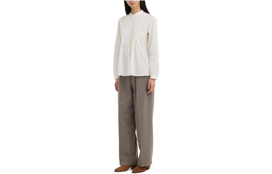 X IDLF Co-branded Series рубашка женская белая Uniqlo