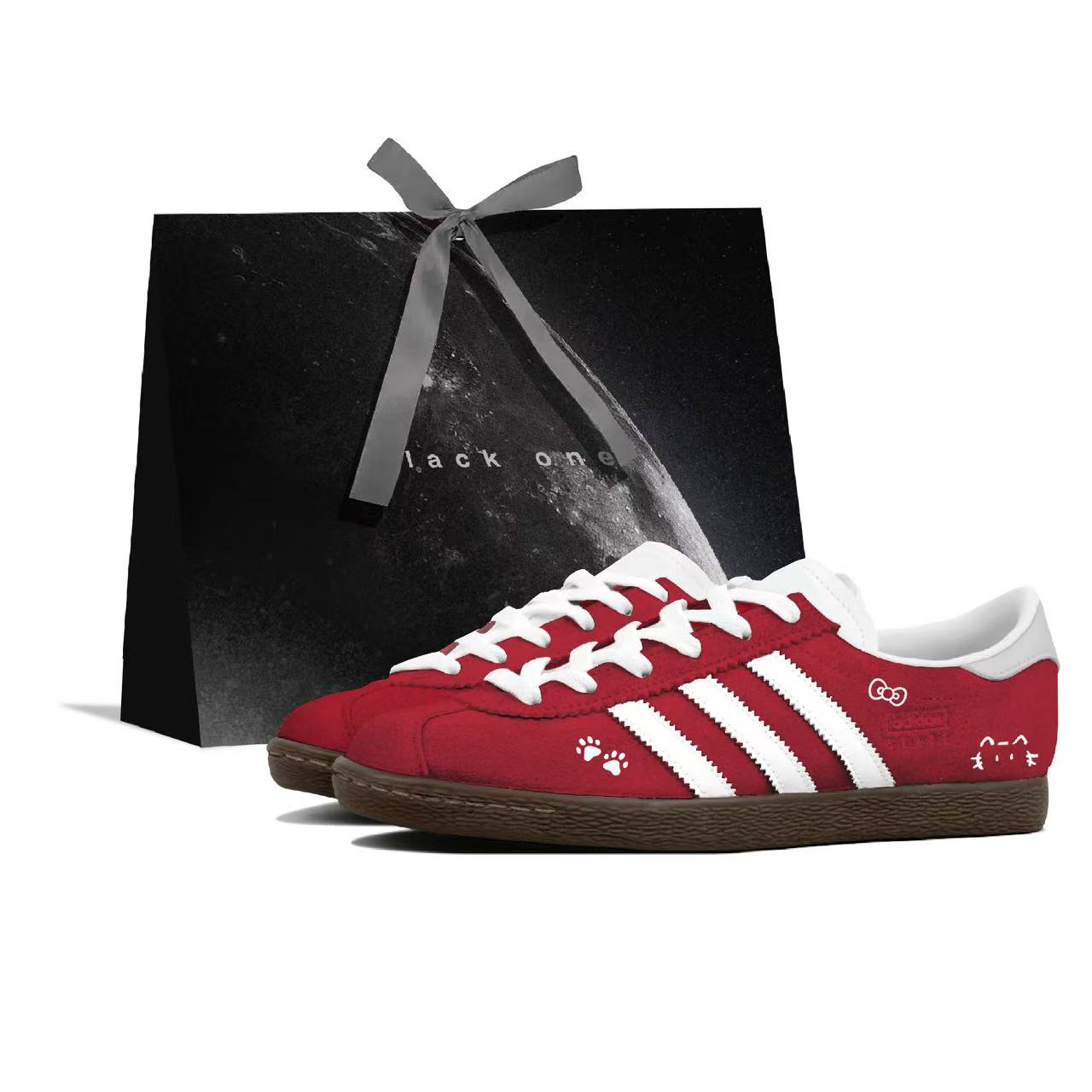 

Stadt Rouge термо водонепроницаемые амортизирующие низкие кроссовки для скейтбординга Unisex Adidas Originals, красный