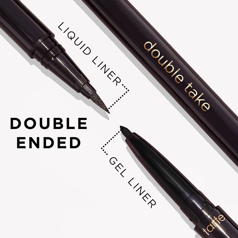 тартовая подводка для глаз Double Take Tarte, черный — фото 3