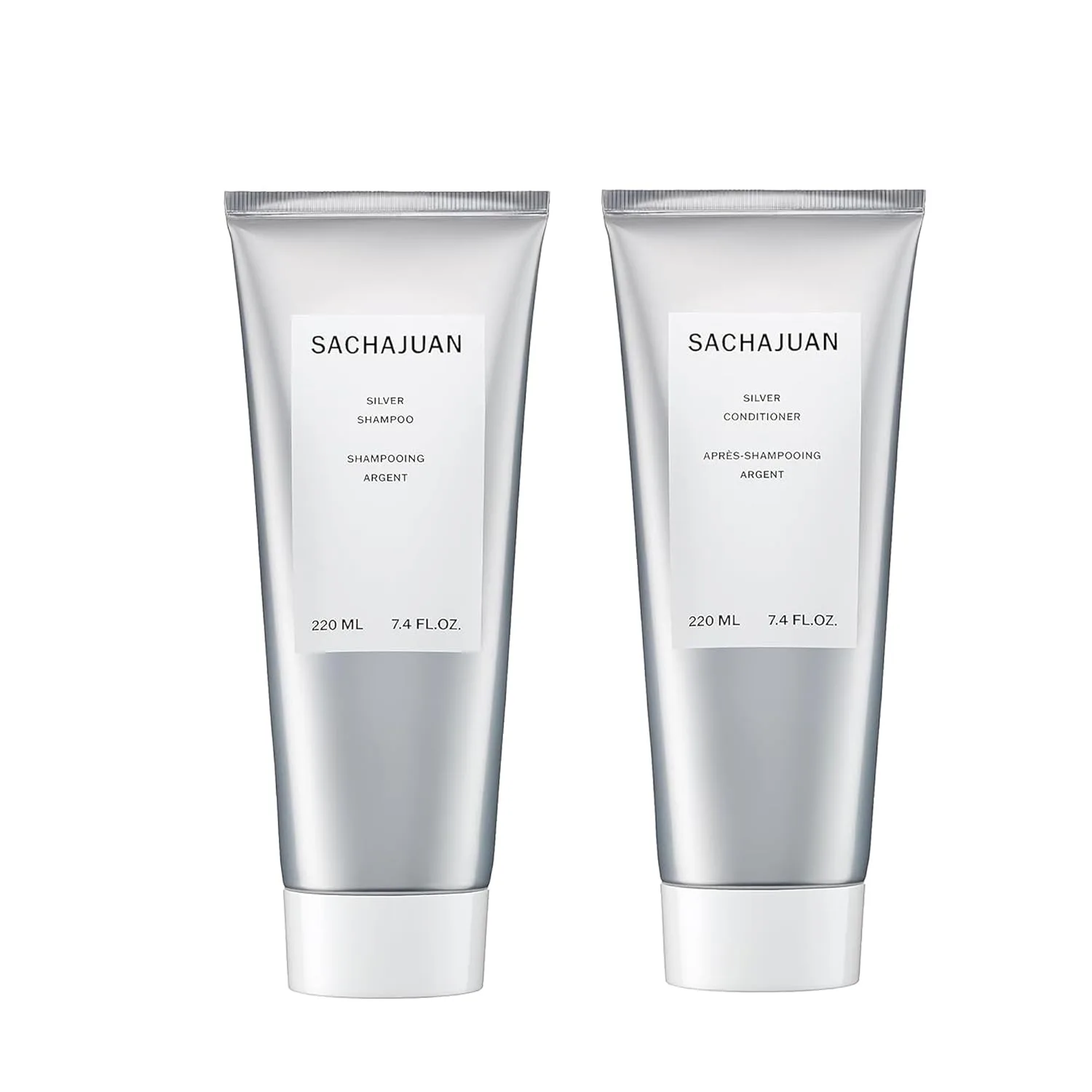 Набор шампунь и кондиционер SACHAJUAN Silver Shampoo and Conditioner Set для нейтрализации желтизны, yellow