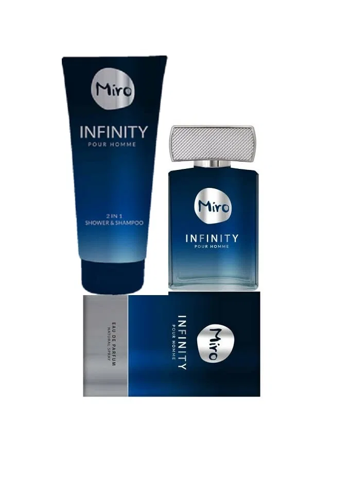 Набор Miro Infinity: парфюмерная вода 75 мл + гель для душа и шампунь 250 мл Generisch