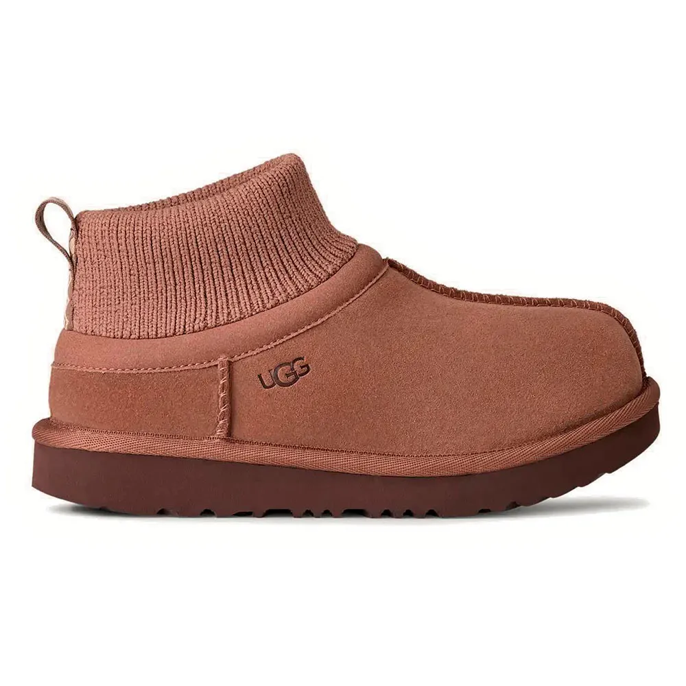 Детские классические сапоги Ugg с ультраэластичными манжетами Ugg kids, коричневый — фото 4