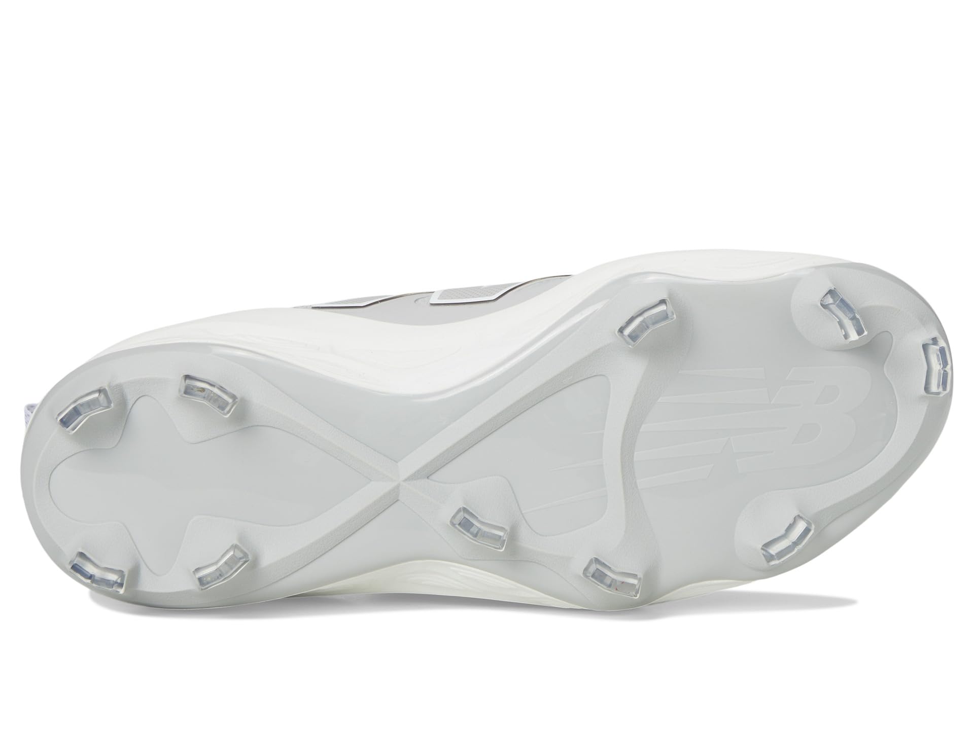 Туфли New Balance Fresh Foam Velov4 Molded Softball Cleats, цвет Raincloud/White — фото 3