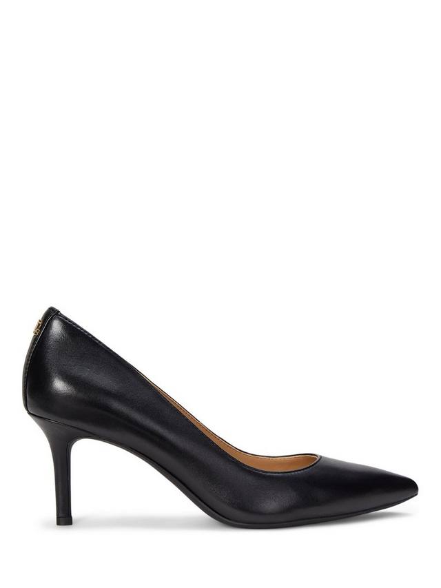 Туфли-лодочки Lauren Lanette с острым носком на шпильке из кожи Ralph Lauren, Black