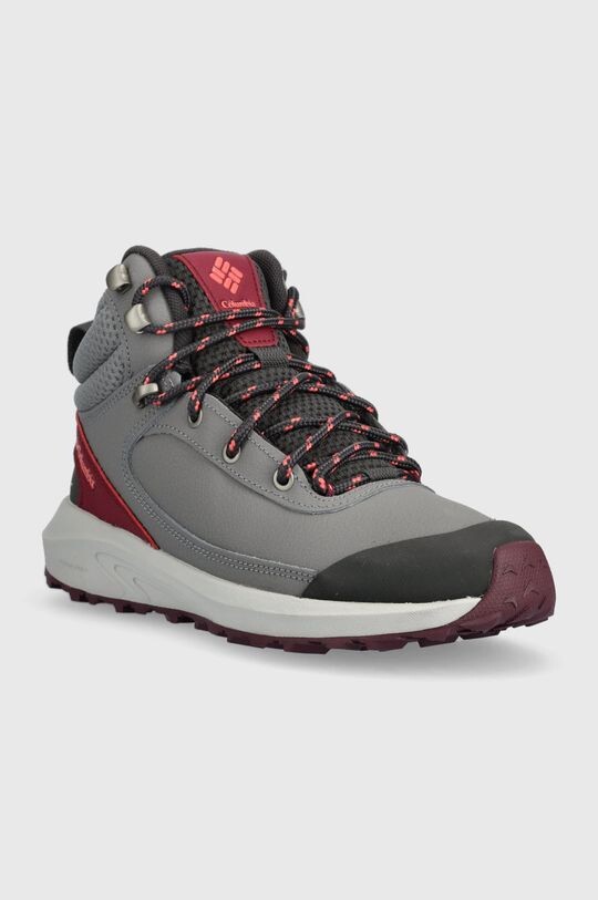 Женские кроссовки Columbia Trailstorm Peak из натуральной кожи и дышащей ткани, серый — фото 2