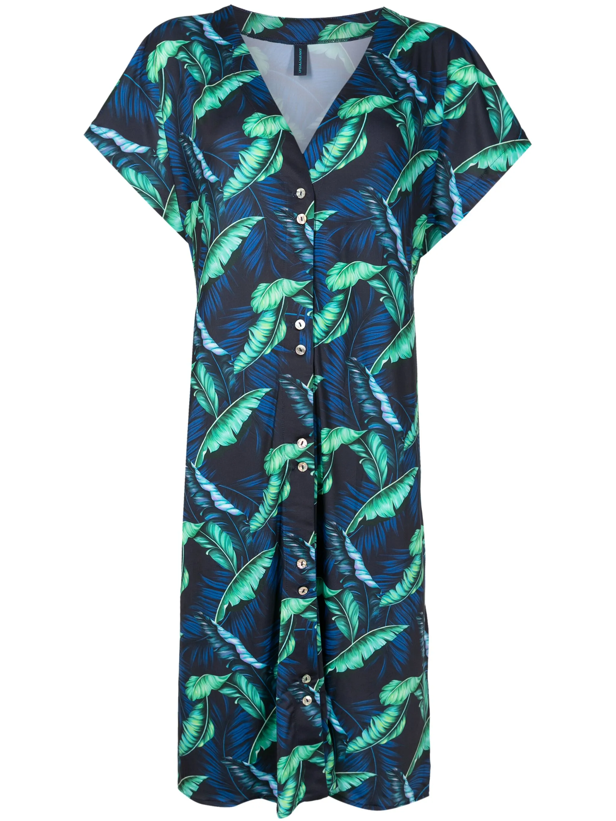 

Платье миди Artemis с принтом Lygia & Nanny, синий