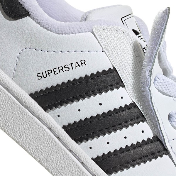 Кроссовки adidas Superstar II Elastic Lace Athletic Shoe, цвет White/Core Black/White — фото 2