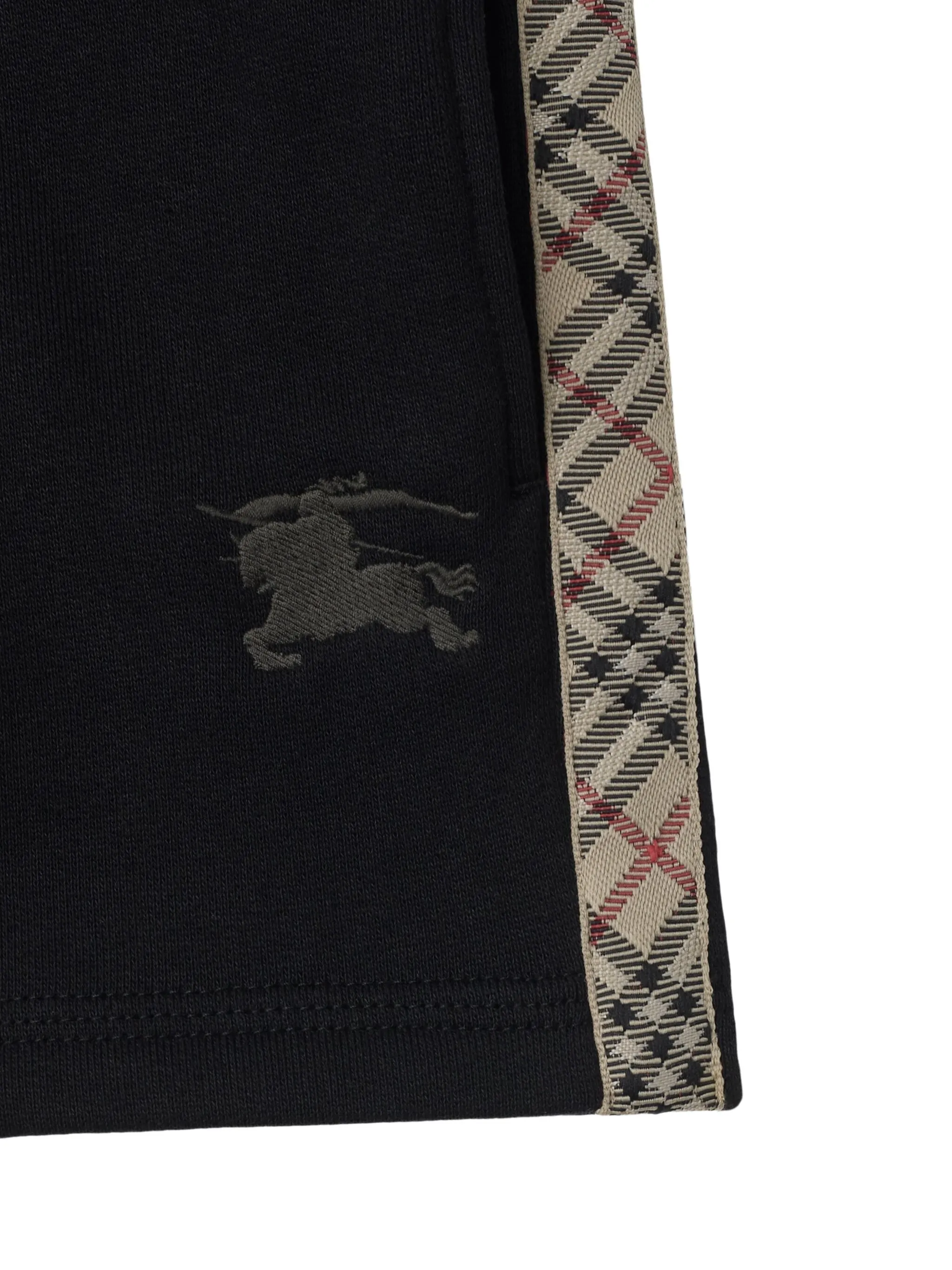 Спортивные брюки из джерси Burberry Kids, черный — фото 3