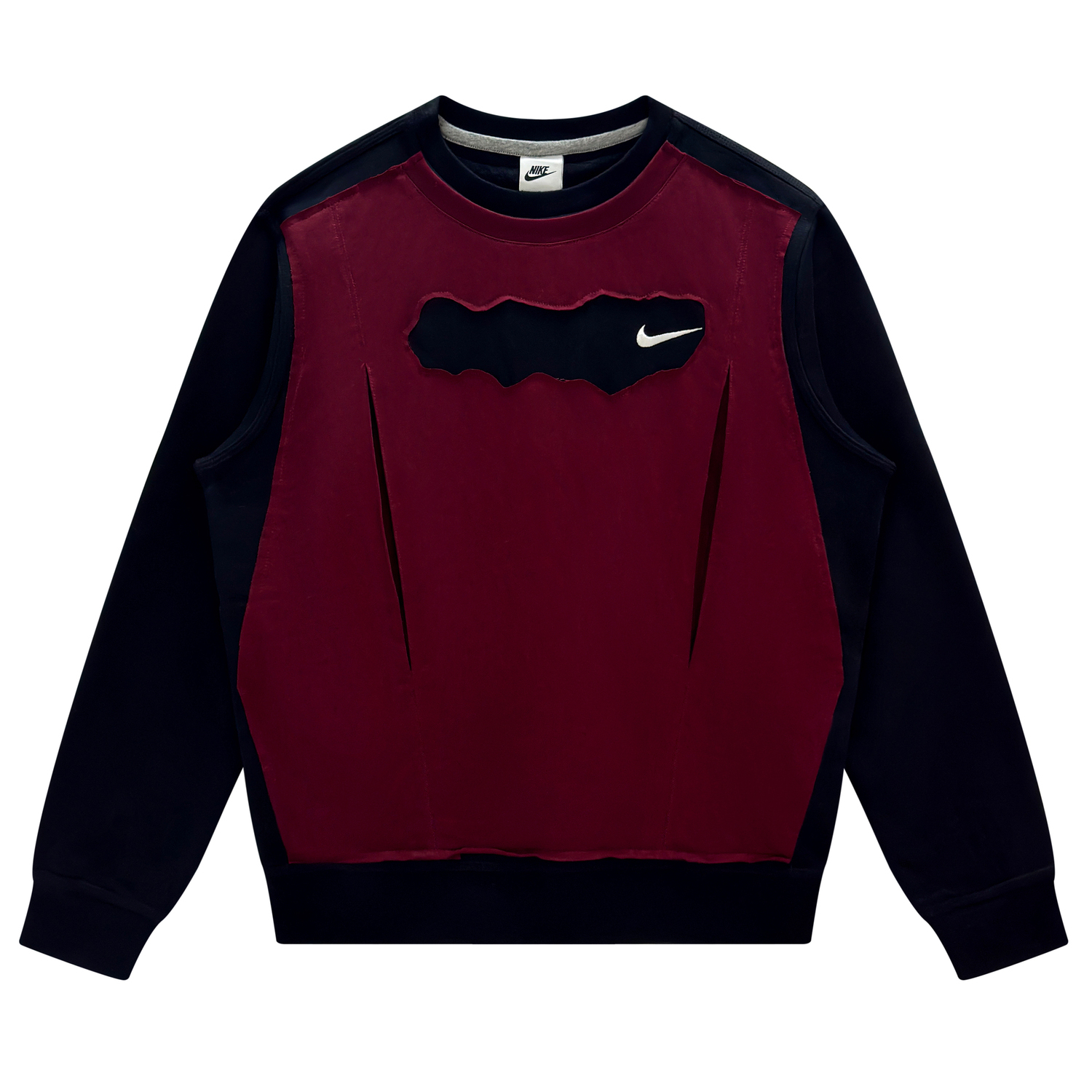 

Nike Толстовка унисекс, черные с красным, с круглым вырезом, средней толщины, стандартного размера