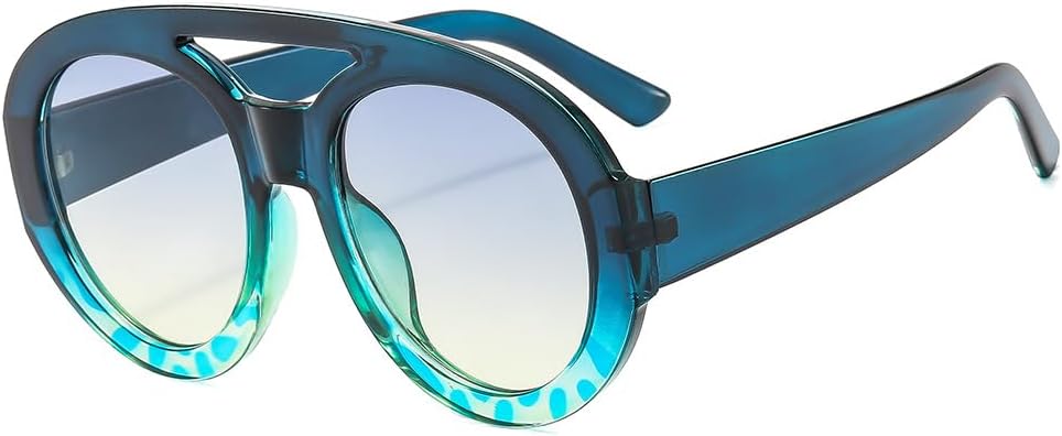 

Солнцезащитные очки для мужчин и женщин - защита UV400 - увеличенные линзы с двойной перемычкой и градиентным покрытием для занятий спортом на открытом воздухе и вождения QWBSER, 2