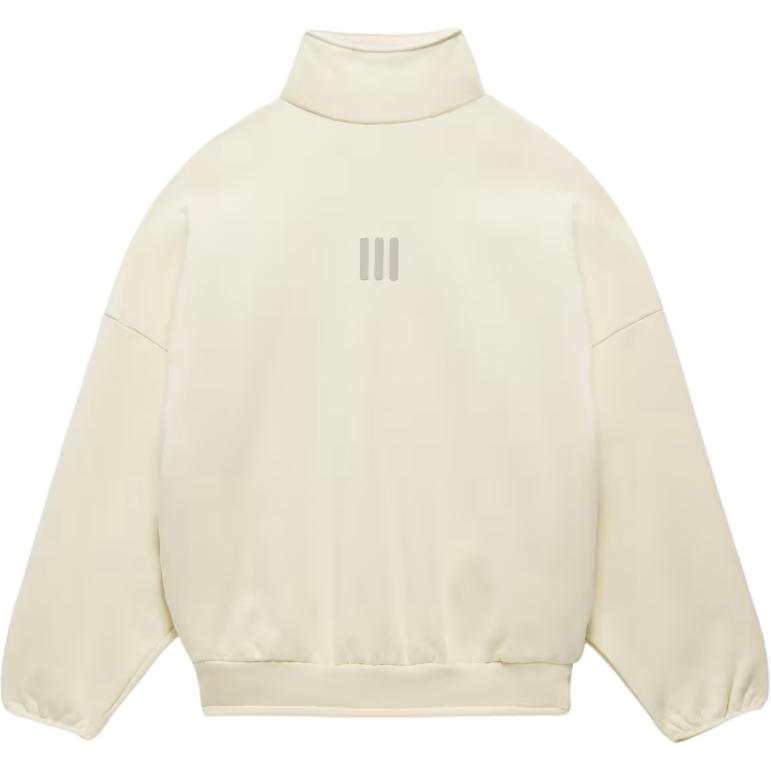 Футболка Fear Of God Athletics Heavy Fleece Mockneck Adidas, светло-желтая — фото 3