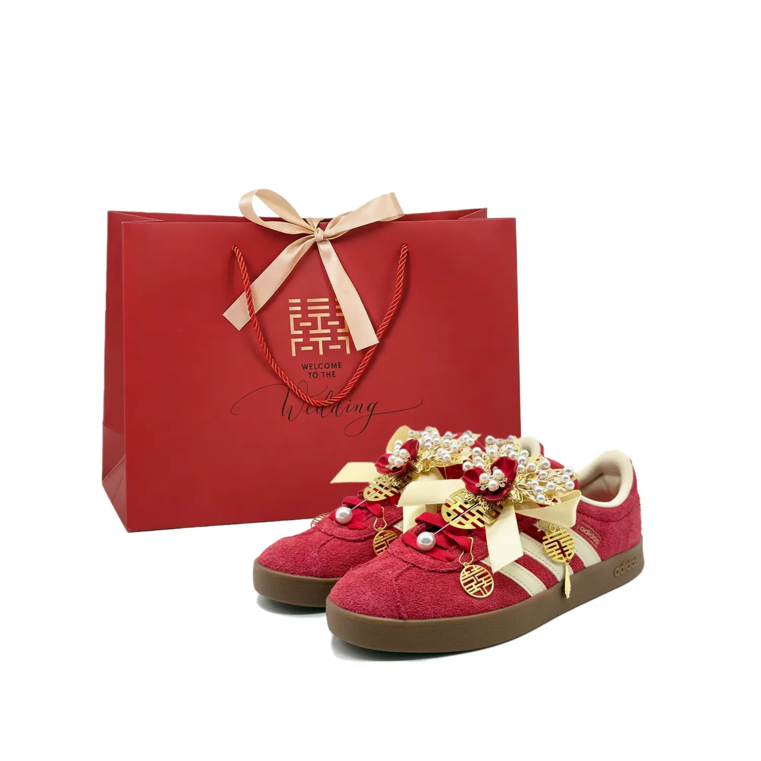 

Adidas Vl Court Classic свадебные туфли износостойкие и легкие низкие кроссовки для скейтбординга унисекс красные