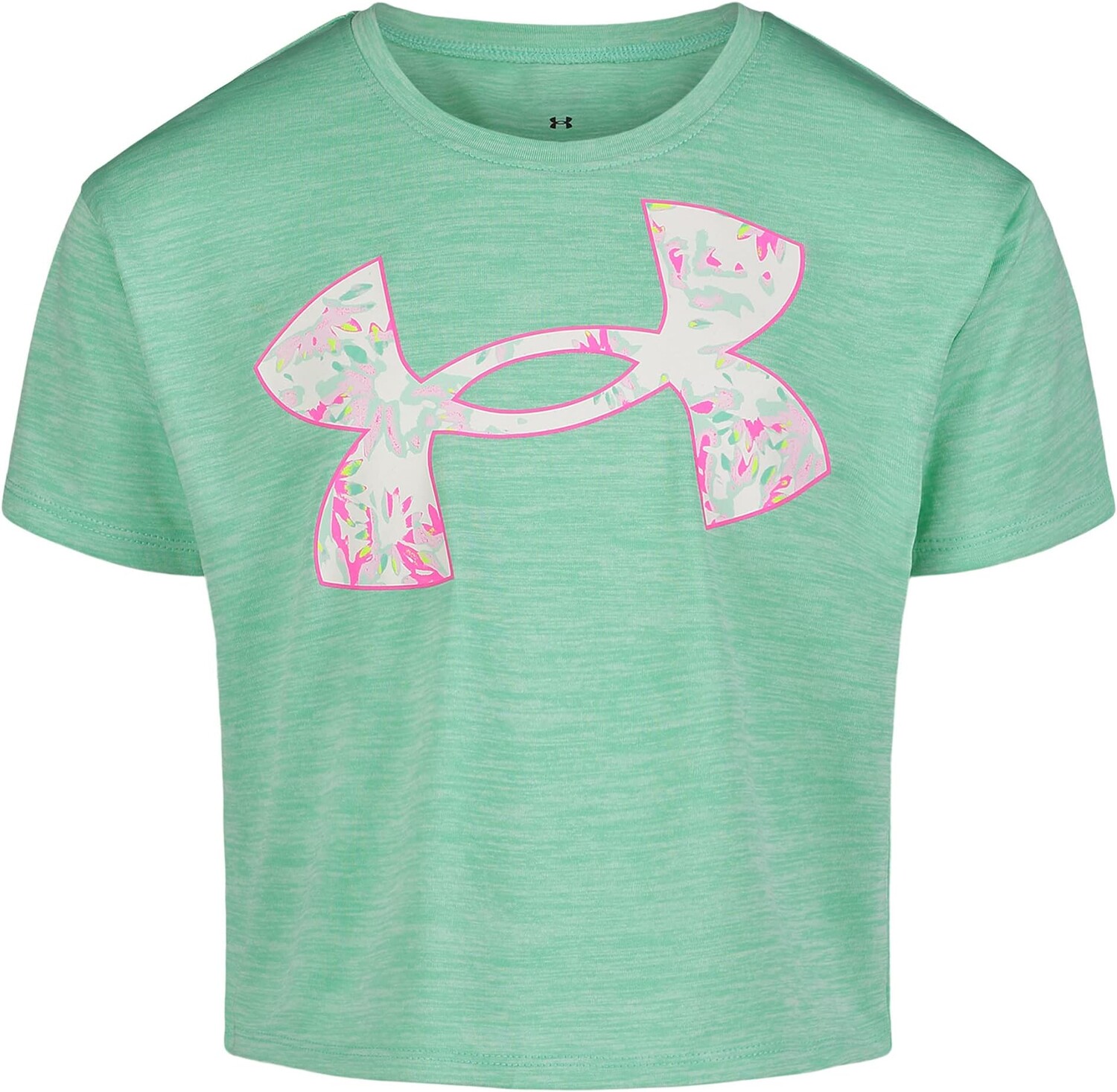 

Футболка Under Armour Solarized Floral Logo Short Sleeve Tee, цвет Green Breeze