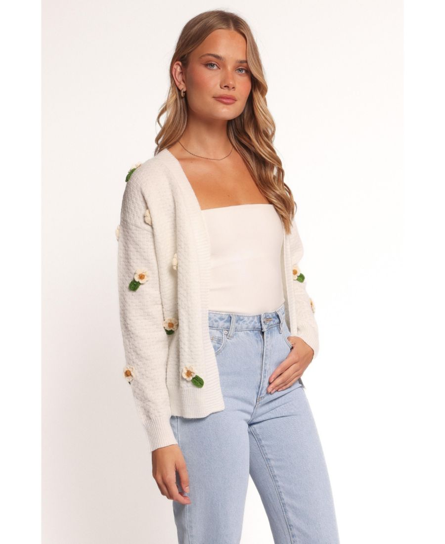 

Женский кардиган Jazzie Ditsy Flower, белый Petal and Pup, White