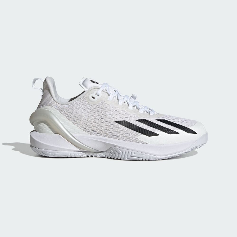 

Кроссовки Adidas ADIZERO CYBERSONIC TENNIS, цвет White/Black/Matte Silver