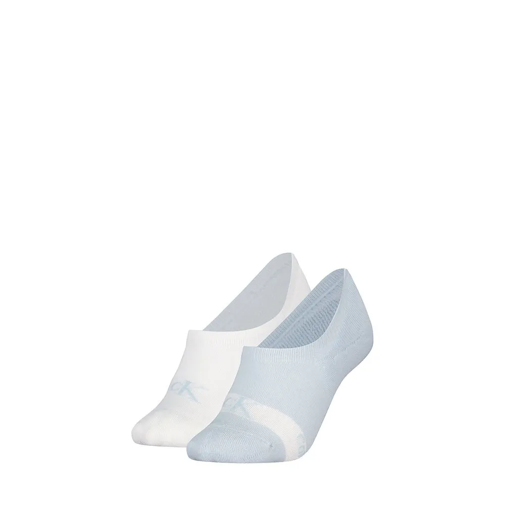 

Носки Calvin Klein 701230601 no show 2 units, белый/синий