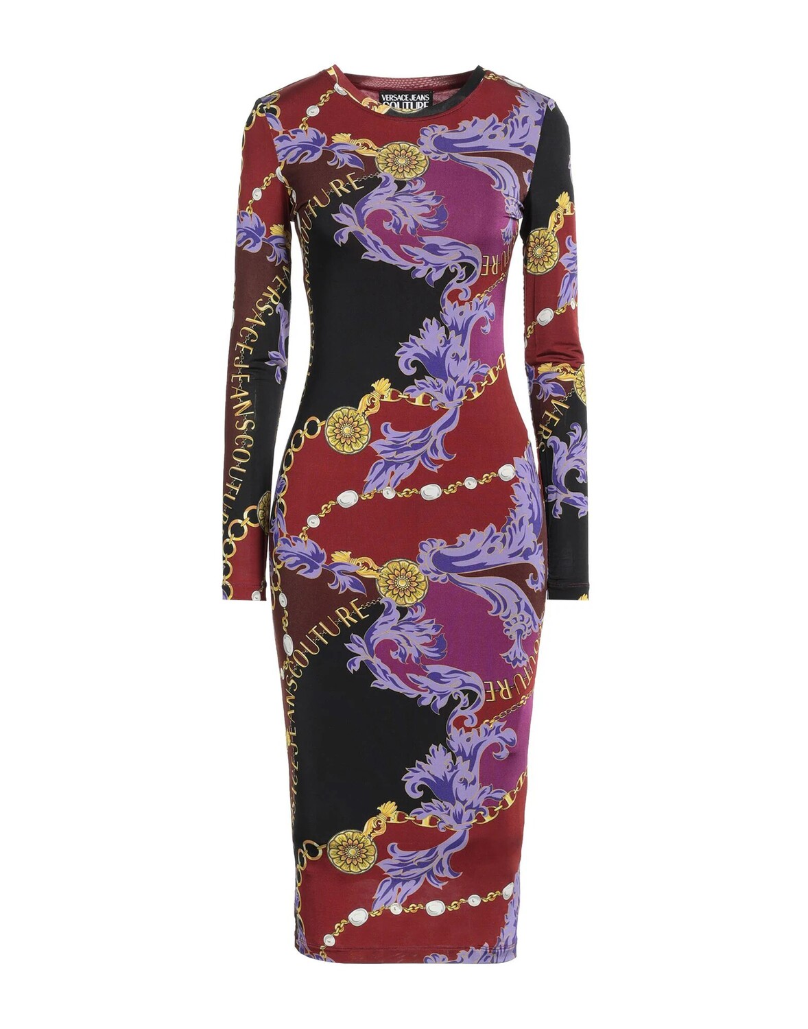 

Платье Versace Jeans Couture, бордовый