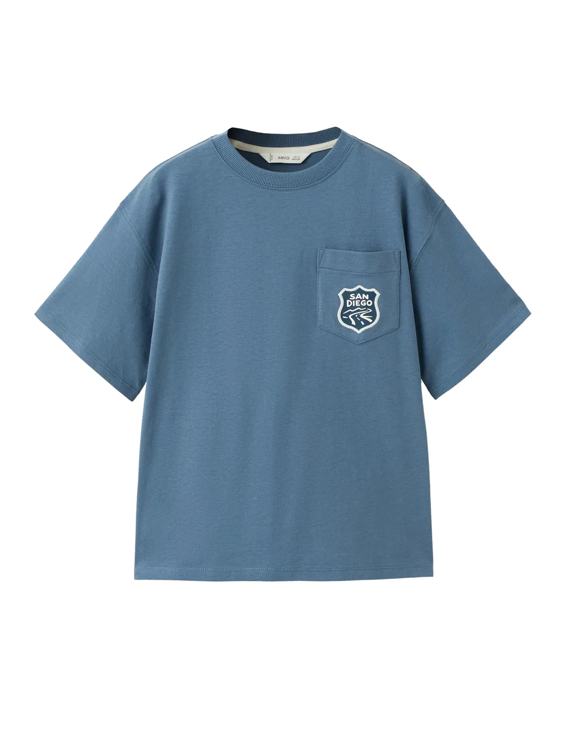 Футболка 'A2CAR' Mango Kids, Royal Blue