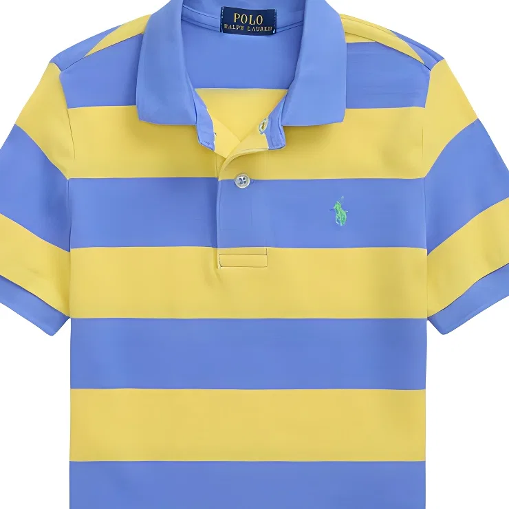 Поло детское желто-синее Polo Ralph Lauren — фото 4