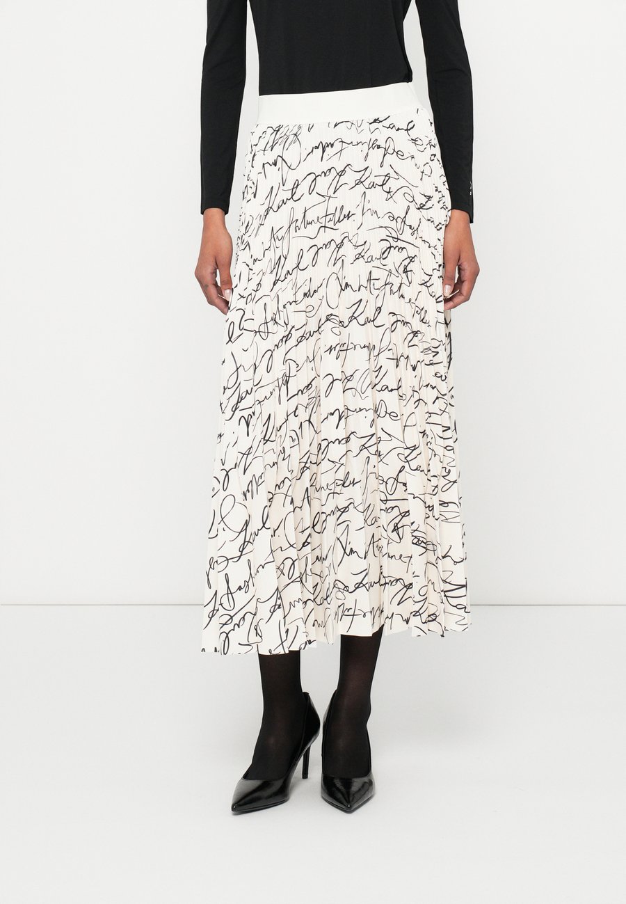 

Юбка KARL LAGERFELD COMMERCIAL PLEATED SKIRT, White