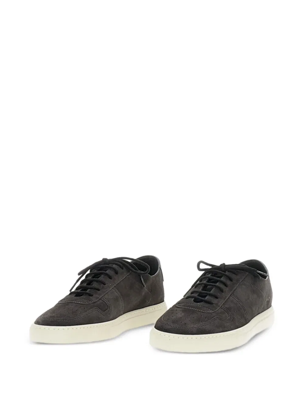 Кожаные кроссовки на шнуровке Common Projects, серый — фото 3