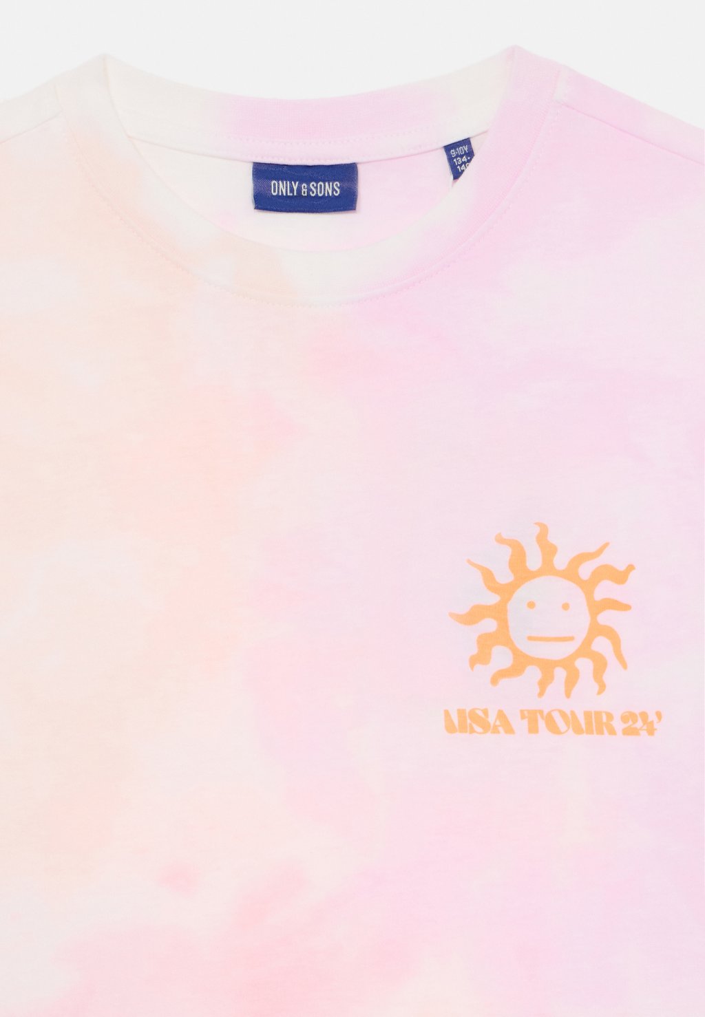 Футболка с принтом OSJKALLE LIFE TEE ONLY & SONS junior, фуксия — фото 4