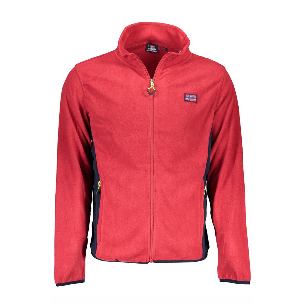 

Красный мужской свитер из полиэстера Geographical Norway