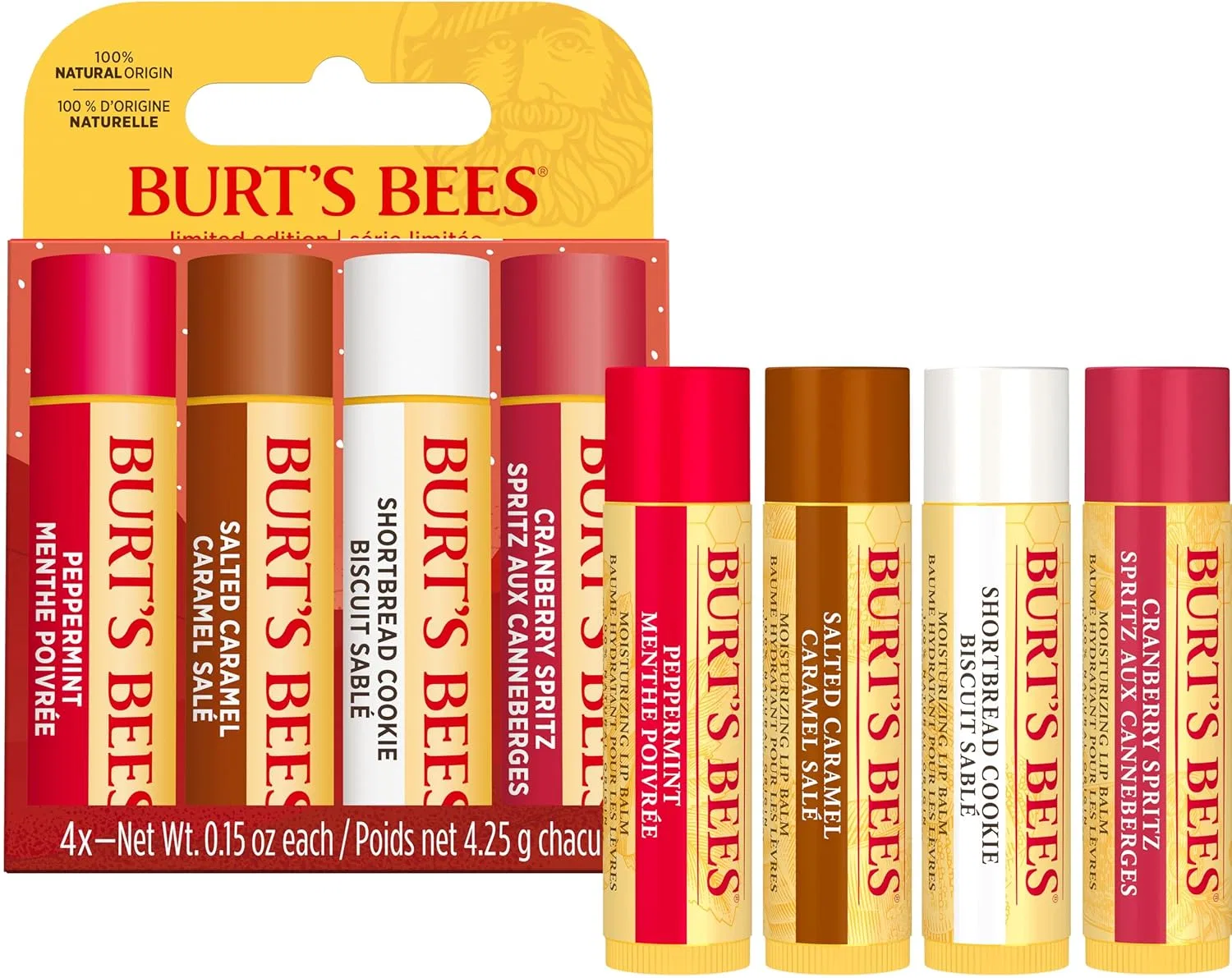 Набор бальзамов для губ с пчелиным воском от Burt's Bees Burt'S Bees — фото 2