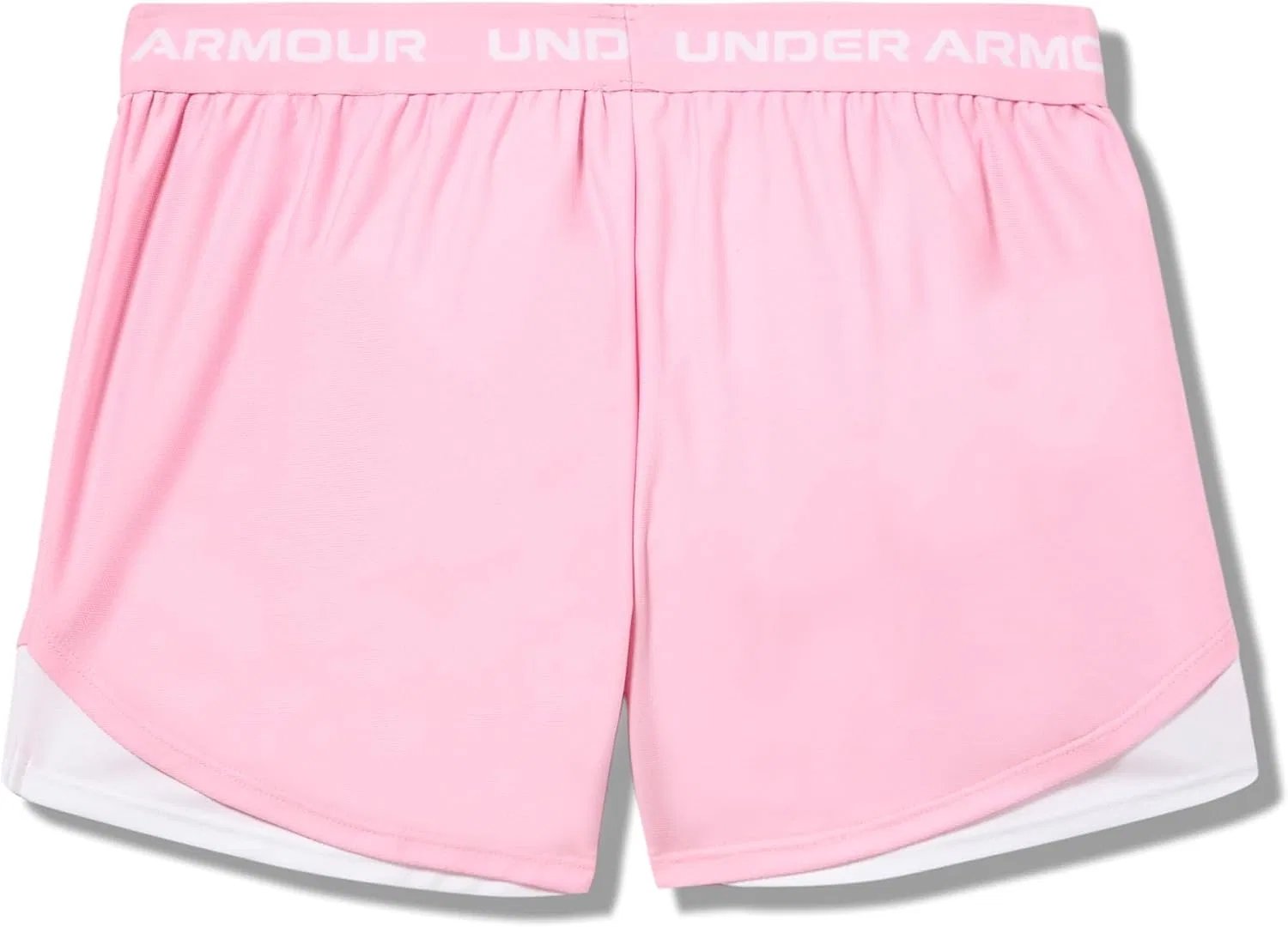 Шорты Under Armour Girls Tech Play Up, (650) Pink/White/White — фото 3