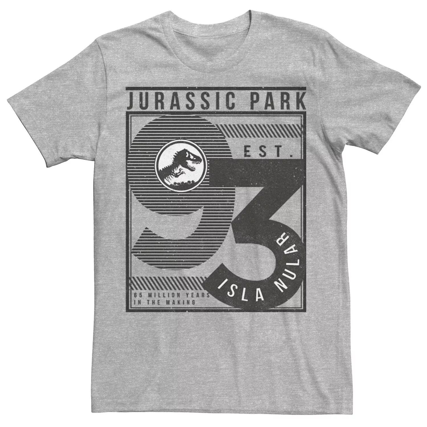 

Мужская оценка Футболка с плакатом 93 Isla Nublar Jurassic Park