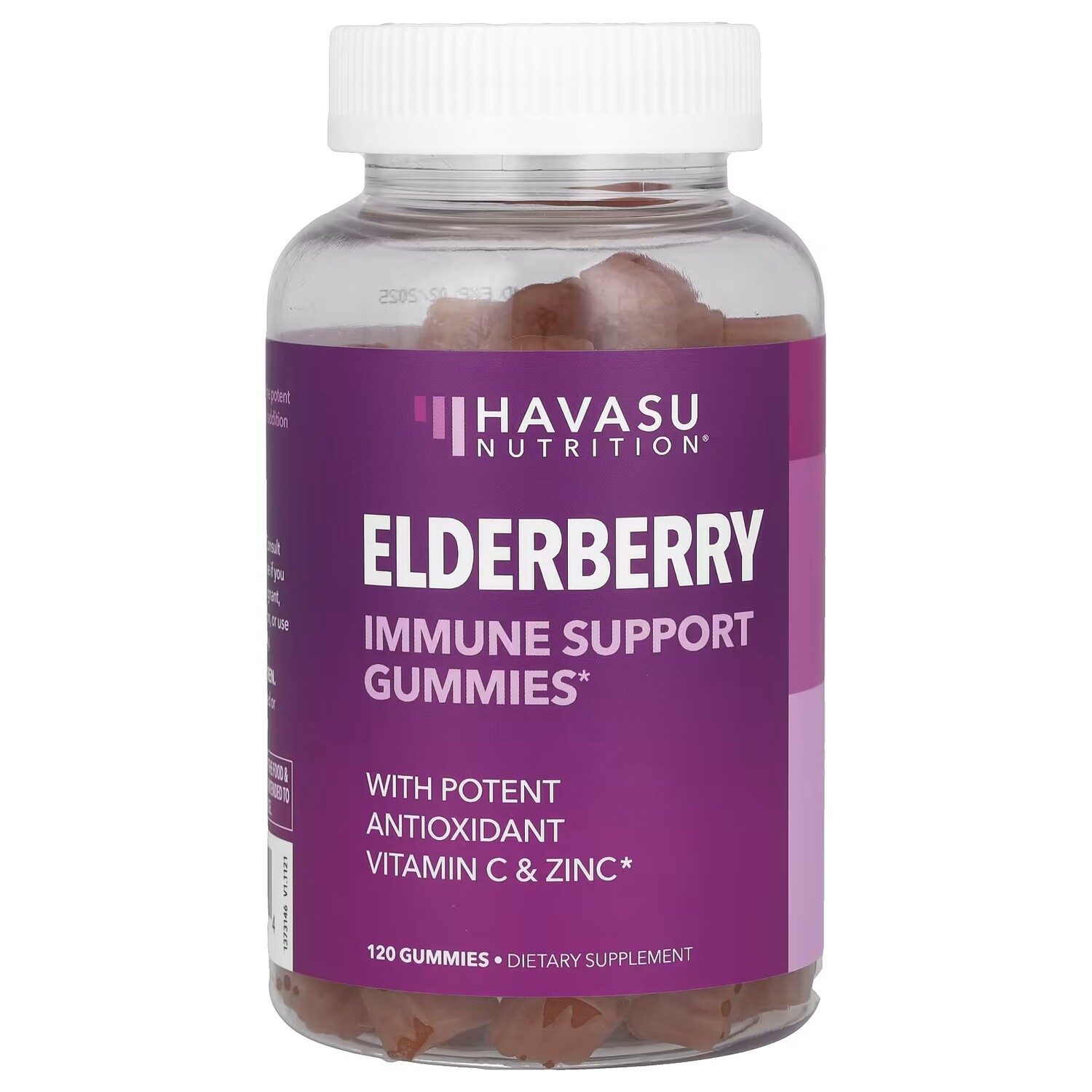 

Добавка Havasu Nutrition для поддержки иммунитета с бузиной, 120 жевательных конфет