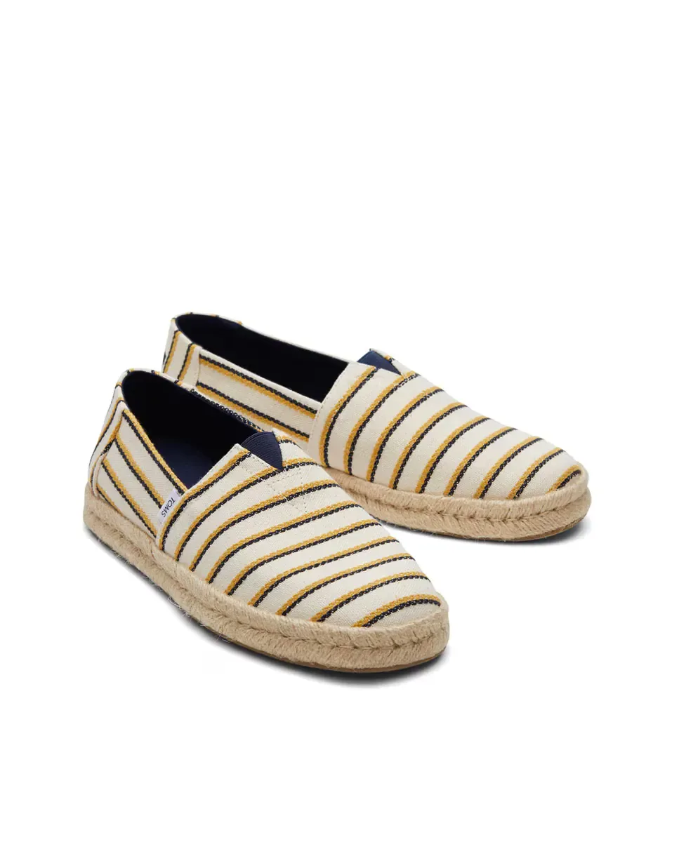 Мужские эспадрильи Rope 2 из хлопка с подошвой из джута Toms, Natural — фото 3