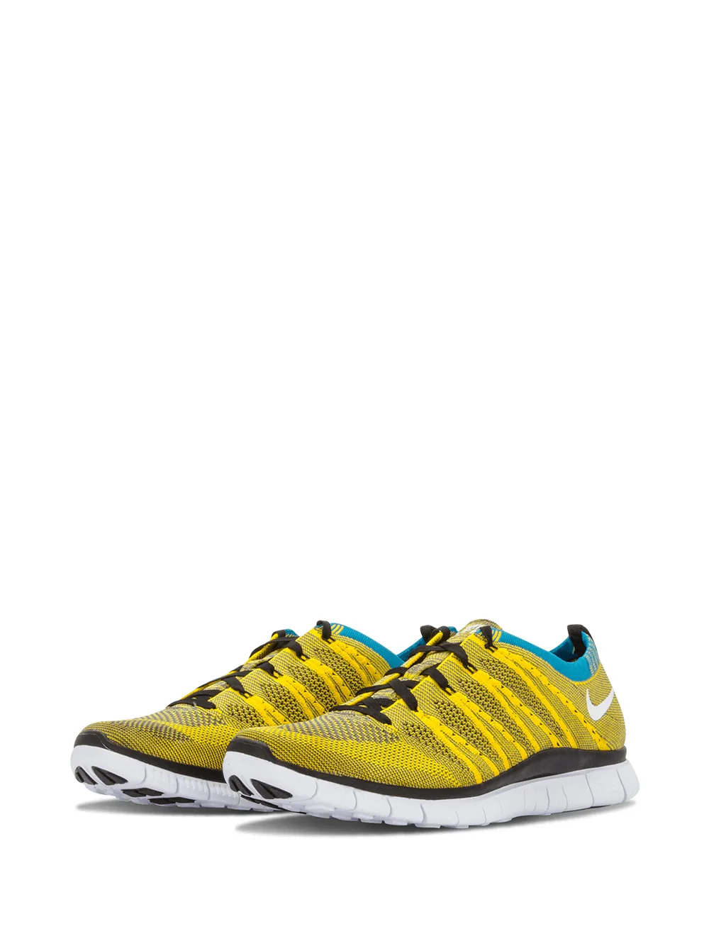 Кроссовки Free Flyknit HTM SP Nike, желтый — фото 2