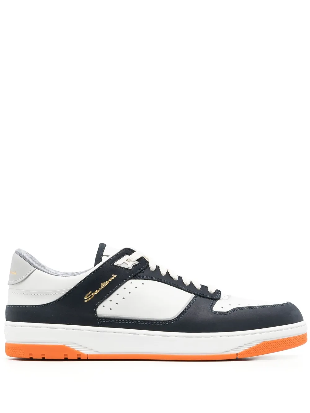 

Кроссовки Goran со вставками Santoni, белый